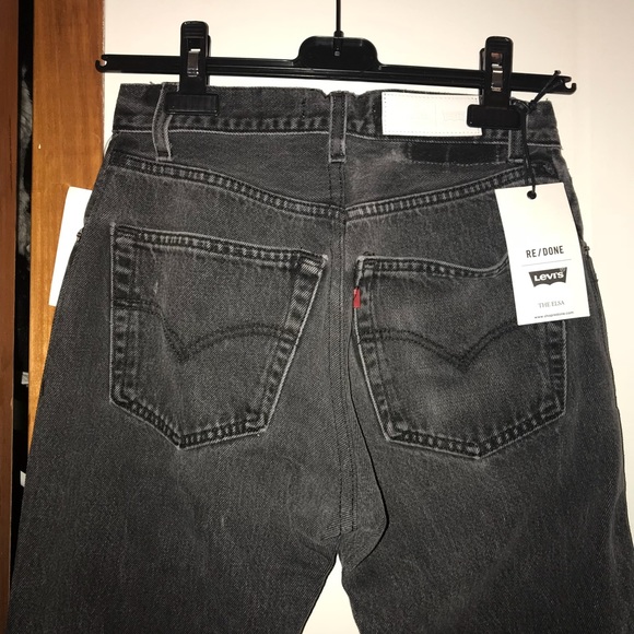 Re/Done Denim - NWT HIGH WAISTED RE/DONE LEVI FLARE SLIT JEANS.